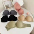Front Closure Sexy Push Up Bra Women Invisible Bras Underwear Lingerie For Female Brassiere Strapless Seamless Bralette - Image 4
