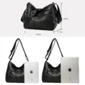 Fashion Soft Leather Crossbody Bags for Women Casual Female Multi Pocket Messenger Bags Retro Handbags Ladies Shoulder Bags - Image 6