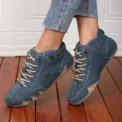 Women's Travel Shoes Fashionable Street Retro Durable Waterproof Soft Soled Lace Up Shoes High Quality Anti Slip Hiking Boots