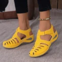 ​​2025 New Women's Peep-Toe Ankle Strap Sandals Summer Block Heel Fashion Shoes 11 Colors Available​ - Image 2