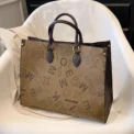 High-Grade Sense Texture Tode Bag New Popular Letter Simple Commuter Female Large Capacity Handbag Short-Haul Travel Pack - Image 2