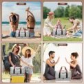Fashion Travel Bags For Women Large Capacity Men's Sports bag Waterproof Weekend Sac Voyage Female Messenger Bag Dry And Wet - Image 3