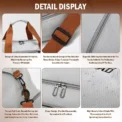 Fashion Travel Bags For Women Large Capacity Men's Sports bag Waterproof Weekend Sac Voyage Female Messenger Bag Dry And Wet - Image 6