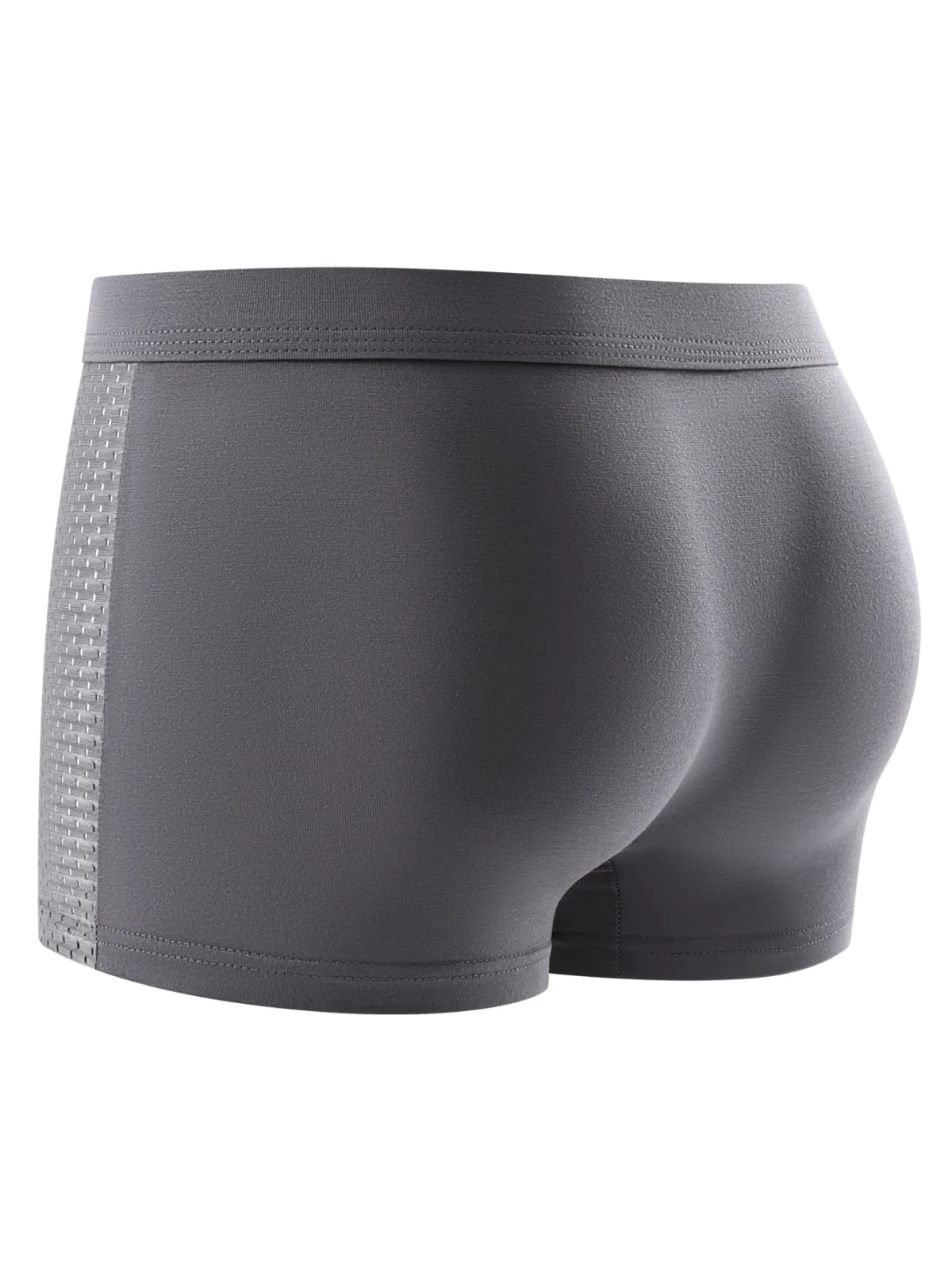 4 PCS men's underwear boxer briefs, breathable, comfortable and cool mesh boxer bri - Image 2