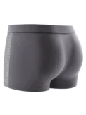 4 PCS men's underwear boxer briefs, breathable, comfortable and cool mesh boxer bri - Image 2