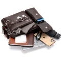 Fashion Men's Shoulder Bag Business Man Crossbody Bags Leather Male Handbag Briefcase Travel Messenger Bag Mens Bag - Image 5