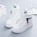Winter New Boots Women Ankle Boots Warm PU Plush Winter Woman Shoes Sneakers Flats Lace Up Ladies Shoes Female Short Snow Boots - Image 6