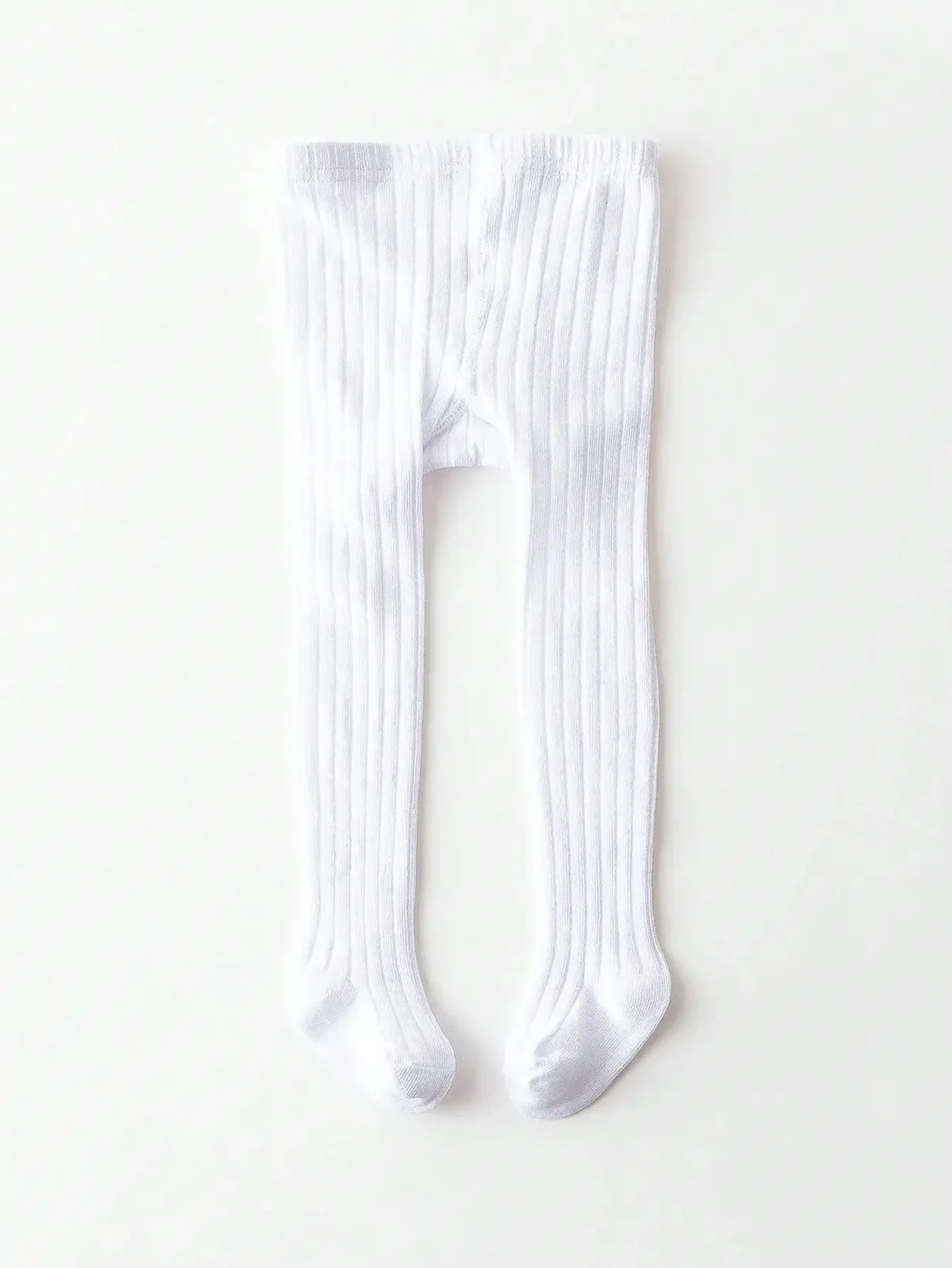 1 Pack of Simple Basic Vertical Stripesd Bottoming Pantyhose for Baby Girls, Suitable for Daily Life - Image 2