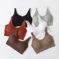 Women's Bra Tube Top Crop Top Female Seamless Back Outdoor Sports Underwear Bra For Women Cotton Female Bra Tops Brassiere - Image 4