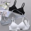 FallSweet Cotton Wireless Bra for Women Seamless Push Up Bras Comfortable V-Shaped Gathering Underwear AB Cup Intimate Lingerie - Image 3