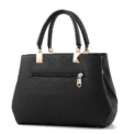 Women Messenger Bags With Flower Pendant Office Ladies Fashion Totes Pure Handbag For Female New Crossbody Shoulder Bags - Image 4
