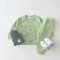 New Designer Cartoon Clothing Tracksuit Baby Boy Summer Printed Clothes T-shirt+shorts Baby Girl Casual Solid Color Sets - Image 5