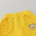 2PCS Children's Set Spring and Autumn Simple Little Bear Head Round Neck Long Sleeve Pants - Image 5