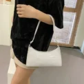 Trendy eather Handbags for Women Stylish Patterned Armpit Messenger Bags Female Small Underarm Shoulder Purse bolso mujer - Image 5