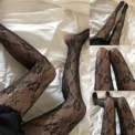 Sexy Womens Long Fishnet Stockings Pantyhose Floral Sheer Mesh Tights Lingerie - Image 3