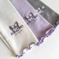 Children's Solid Color Cute Print Girl Silk Leggings Female Students Slim High Elastic Elastic Waist Pants.summer Spring Autumn - Image 3