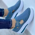 Women's red sports shoes, canvas tennis shoes, women's casual sports shoes, platform shoes, empty shoes