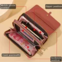 Material Women's Mobile Phone Bag Fashionable and Multifunctional Women's Small Square Bag Trendy and Retro Shoulder Bag - Image 5