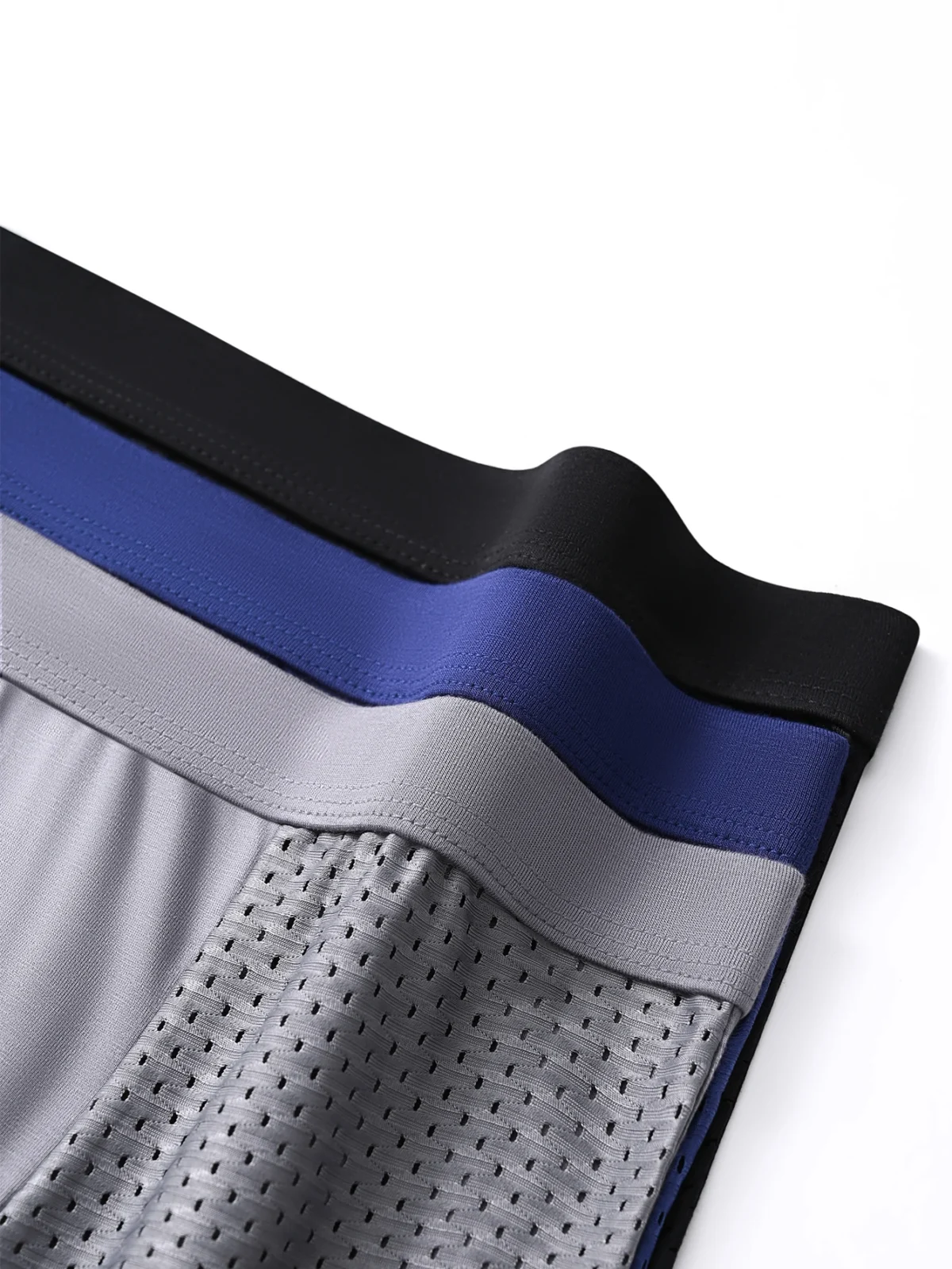 4 PCS men's underwear boxer briefs, breathable, comfortable and cool mesh boxer bri - Image 5