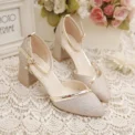 Fashion Spring and Summer Black High-heeled Shoes Women's High-quality Silver Wedding High-heeled Shoes Women's Gold Party Pump - Image 4