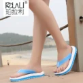 Summer Slippers Women Casual Massage Durable Flip Flops Beach Sandals Female Wedge Shoes Striped Lady Room Slippers Zapatos - Image 3