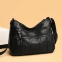 Fashion Soft Leather Crossbody Bags for Women Casual Female Multi Pocket Messenger Bags Retro Handbags Ladies Shoulder Bags - Image 2