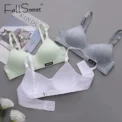 FallSweet Cotton Wireless Bra for Women Seamless Push Up Bras Comfortable V-Shaped Gathering Underwear AB Cup Intimate Lingerie - Image 4