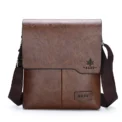 Luxury Brand Vintage Messenger Bags Men Leather Shoulder Bag Male Handbag Brown Black Side Bag Business Crossbody Bag For Men - Image 5