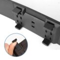 2-4PCS 285mm Car Interior Rear Mirror Rubber Clip Anti Glare Wide Convex Curve Panoramic Mirror Convex Rear View Clear Mirror - Image 2