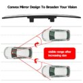 2-4PCS 285mm Car Interior Rear Mirror Rubber Clip Anti Glare Wide Convex Curve Panoramic Mirror Convex Rear View Clear Mirror - Image 5