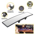2-4PCS 285mm Car Interior Rear Mirror Rubber Clip Anti Glare Wide Convex Curve Panoramic Mirror Convex Rear View Clear Mirror - Image 4