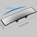2-4PCS 285mm Car Interior Rear Mirror Rubber Clip Anti Glare Wide Convex Curve Panoramic Mirror Convex Rear View Clear Mirror - Image 6