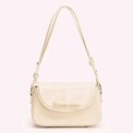 Women Casual Tote Handbag with Bow Leisure Armpit Handbag PU Leather Travel Underarm Handbag Girls Outdoor Daily Bag