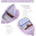 Girls Large Capacity School Backpack Teenage Students Book Bag Cute Dreamy Mermaid Schoolbag - Image 4