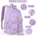 Girls Large Capacity School Backpack Teenage Students Book Bag Cute Dreamy Mermaid Schoolbag - Image 2