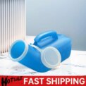 1200ml Pee Container Spill Proof Portable Urinal Plastic Urine Bottle with Lid for Car Elderly and Incontinence