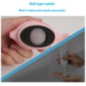 1PCS Roll on Sponge Applicator Silicone Sun Lotion Applicator Refillable Suncream Roller Applicator Portable for Outdoor Travel - Image 2