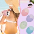 1PCS Roll on Sponge Applicator Silicone Sun Lotion Applicator Refillable Suncream Roller Applicator Portable for Outdoor Travel - Image 4