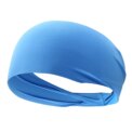 Elastic Headband Anti-slip Sweat Absorption Headdress Breathable Running Head Band for Yoga Running Biking - Image 4