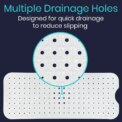 Extra Large Bath Mat Non Slip Bathtub Strong Suction Anti-Mold Rubber Shower Mat - Image 3