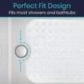 Extra Large Bath Mat Non Slip Bathtub Strong Suction Anti-Mold Rubber Shower Mat - Image 5