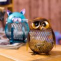 TOOARTS Owl Shaped Metal Coin Money Saving Box Money Boxes Home Decor Furnishing Articles Crafting Christmas Gift for Kids - Image 4