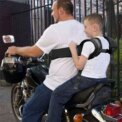 Motorcycle Seat Belt Children Safety Harness Electric Vehicle Safe Strap Carrier with Buckle Fall Protection Black for Child Kid - Image 2