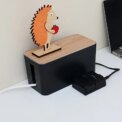Cable Management Box | Cable Organiser Box to Hide Wires & Power Strips | TV Cord Organizer Box | for Home & Office, Aesthetic R - Image 4