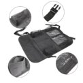 2x Car Back Seat Organiser Tablet Holder Storage Kick Mats Kids Toys Bag Pockets - Image 5