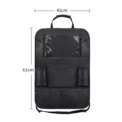 2x Car Back Seat Organiser Tablet Holder Storage Kick Mats Kids Toys Bag Pockets - Image 6