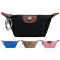 Mini Coin Purse Nylon Portable Lipstick Earphone Storage Bag with Keychain Cosmetic Bag Cute Small Lipstick Bag for Women Travel - Image 4