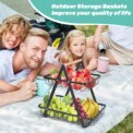 2-Tier Fruit Basket ,Fruit Bowl Holder Bread Basket Vegetable Rack, Detachable Fruit Holder for Fruit, Vegetables, Snacks - Image 6