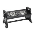 Voltsify 3-Level Adjustable Elevated Dog Feeder with 2 Stainless Steel Bowls & Non-Slip ABS Stand, Foldable & Detachable - Image 5