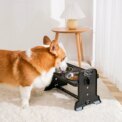 Voltsify 3-Level Adjustable Elevated Dog Feeder with 2 Stainless Steel Bowls & Non-Slip ABS Stand, Foldable & Detachable - Image 3